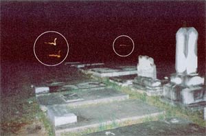 Waverly Hall Cemetery ghost picture.