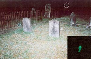 Waverly Hall Cemetery ghost picture.