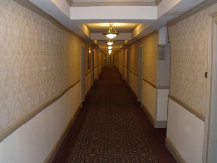 A Stanley Hotel hallway